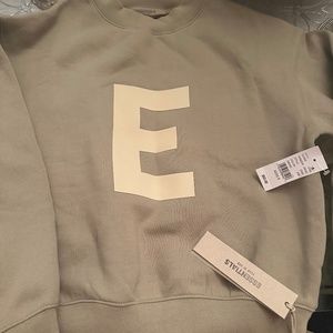 Fear of god essentials hoodie kids size 8